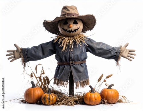 Harvest Scarecrow for Halloween Celebration