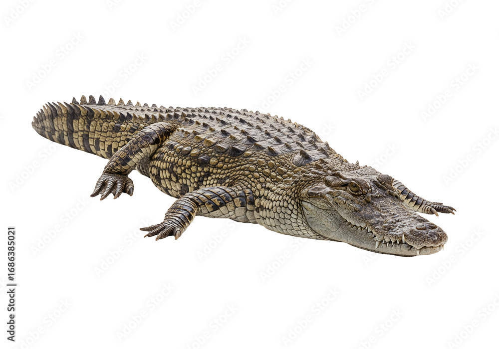 Naklejka premium Crocodile reptile wildlife animal nature photography