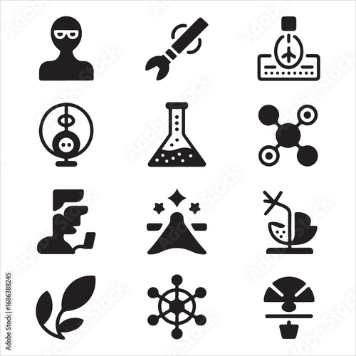 science and chemistry icons