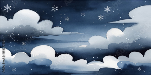 A moonlit night sky with wispy clouds, illuminating the deep blue nature