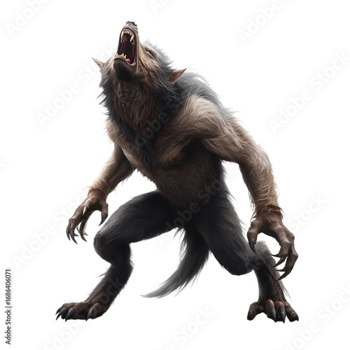 Scary Werewolf Monster Clipart Transparent PNG