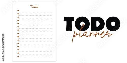 Embrace the Day Write Your Intentions and Dreams in this Todo List with Soft Shadows for a Productive Focused Morning
