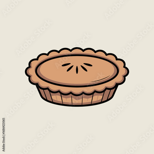 chocolate muffin on white background