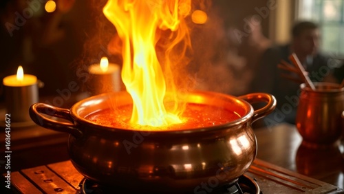 Hot Pot Cooking Display