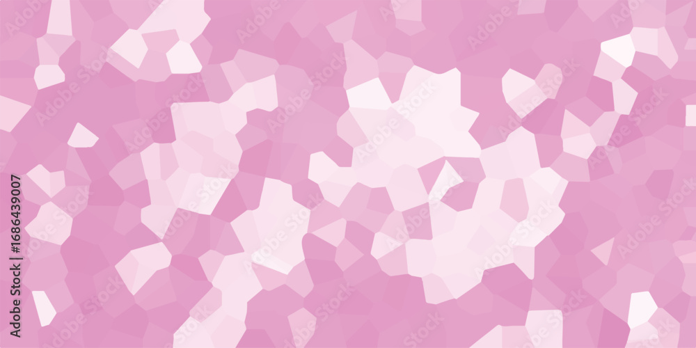 Fototapeta premium Abstract pink and white geometric mosaic pattern design for background wallpaper graphic design or web banner