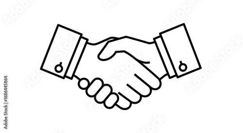 handshake, silhouette, vector, icon, business, deal, partnership, agreement, contract, success, cooperation, teamwork, collaboration, union, alliance, connection, meeting, greeting, negotiation, trust