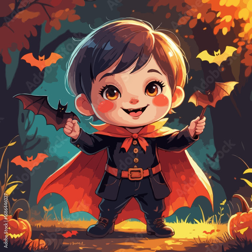 halloween character vampire