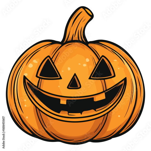 pumpkin, jack-o-lantern, decoration, halloween, festival, vector, transparent background, lantern, october, scary, horror, jack, evil, celebration, isolated