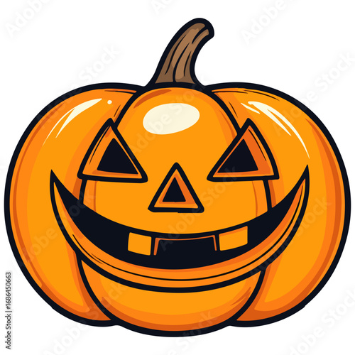 pumpkin, jack-o-lantern, decoration, halloween, festival, vector, transparent background, lantern, october, scary, horror, jack, evil, celebration, isolated