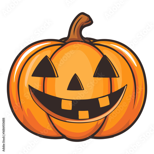 pumpkin, jack-o-lantern, decoration, halloween, festival, vector, transparent background, lantern, october, scary, horror, jack, evil, celebration, isolated