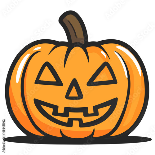 pumpkin, jack-o-lantern, decoration, halloween, festival, vector, transparent background, lantern, october, scary, horror, jack, evil, celebration, isolated