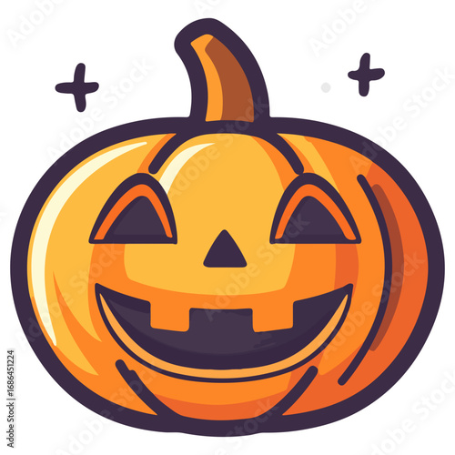 pumpkin, jack-o-lantern, decoration, halloween, festival, vector, transparent background, lantern, october, scary, horror, jack, evil, celebration, isolated