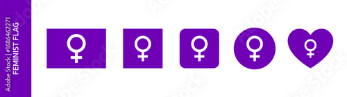 Feminist flag