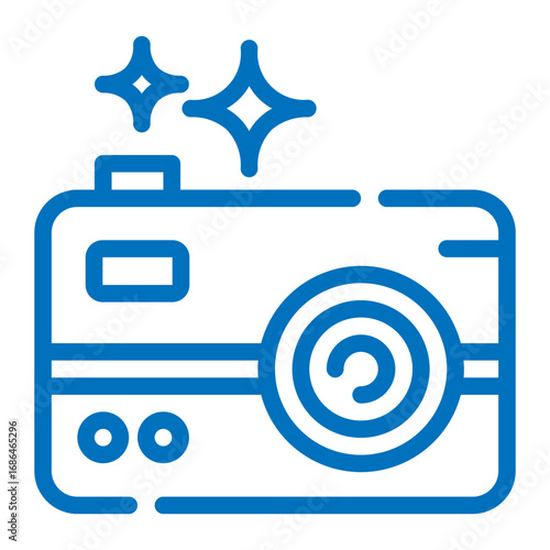 retro camera icon
