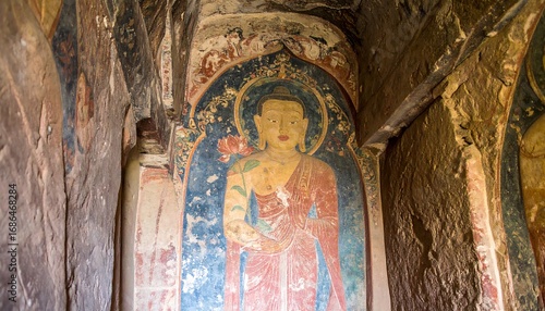 Ancient Buddhist Mural Painting