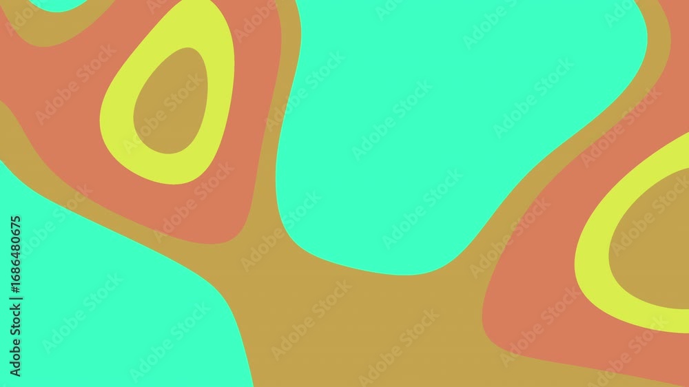 A vibrant green, orange, and yellow geometric abstract background perfect for enhancing designs, presentations, and websites.