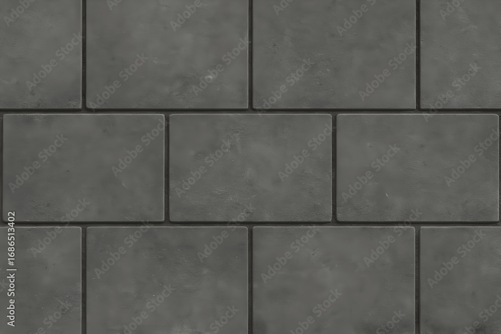 Fototapeta premium Gray Brick Wall Seamless Texture