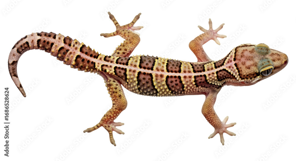 Naklejka premium Isolated Leopard Gecko