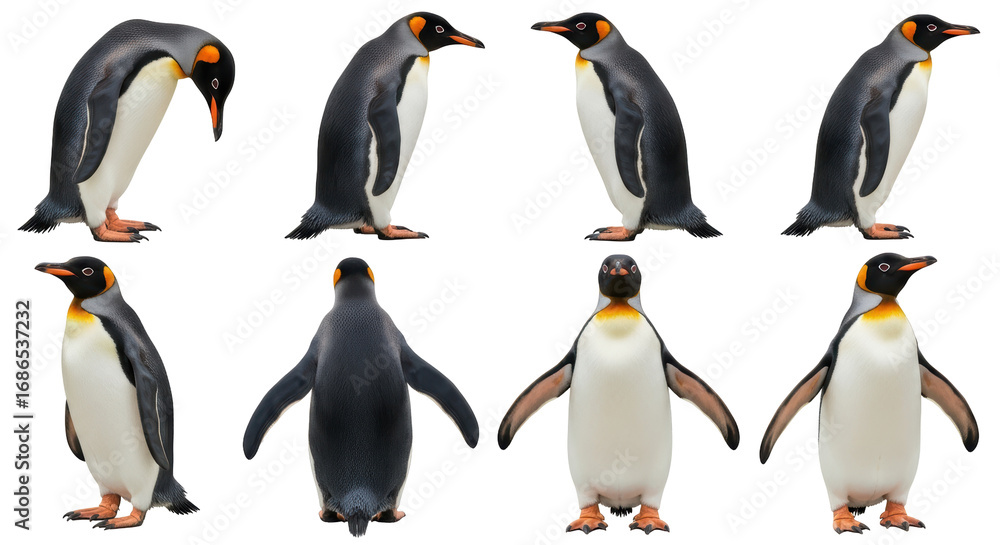 Obraz premium Isolated Penguins
