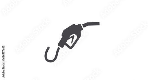 Fuel Nozzle Icon Representing Gasoline, Energy, and Automotive Industries