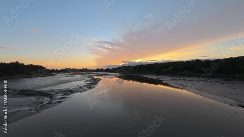 Wallpaper Mural Video of Gorgeous Sunset at the River, Dundalk, County Louth, Ireland Torontodigital.ca