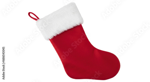 Isolated Christmas Stocking