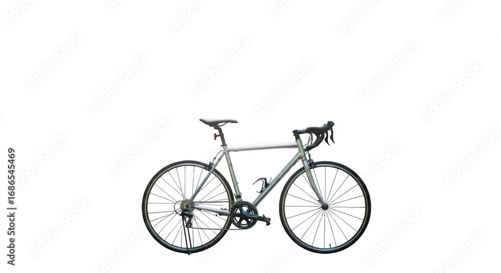 Fototapeta premium Minimalist Bicycle Highlighting Design Details