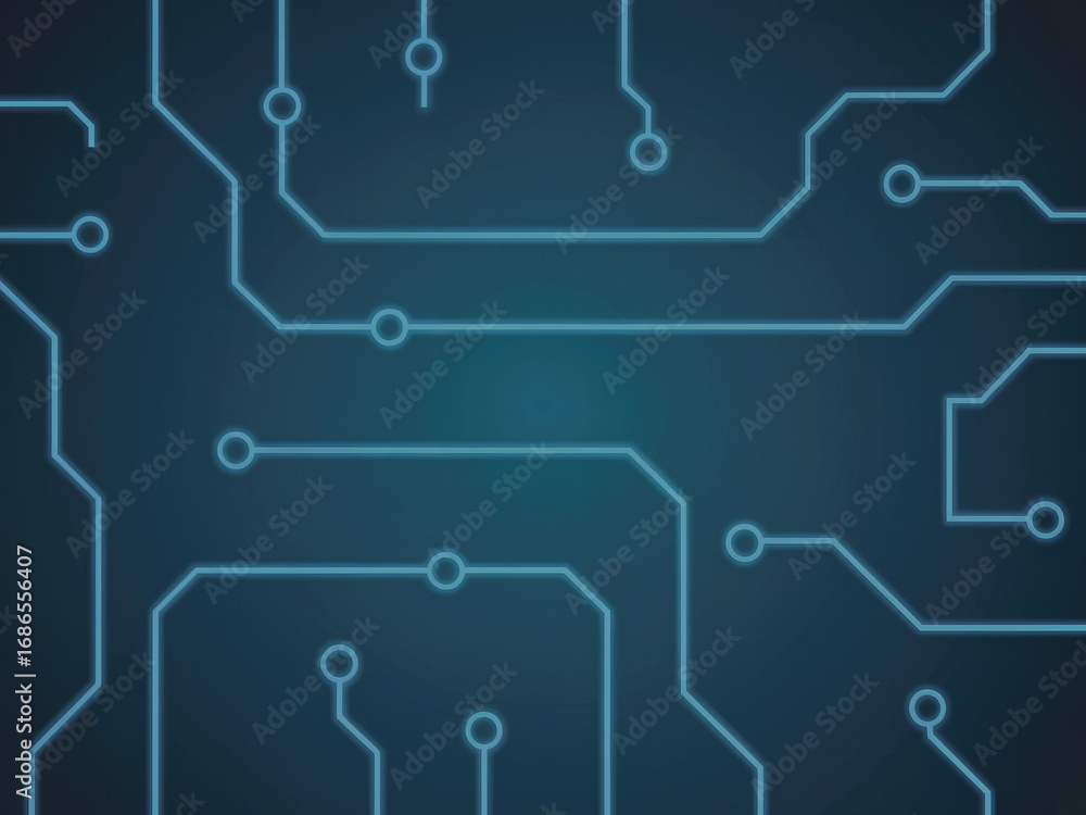 Futuristic circuit board background with glowing technology lines, abstract digital network pattern, cyber electronic motherboard design for innovation and hi-tech projects Futuristic circuit board background with glowing technology lines, abstract digital network pattern, cyber electronic motherboard design for innovation and hi-tech projects
