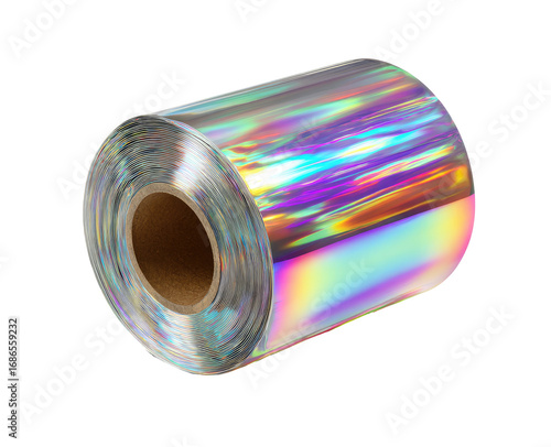 Rolled iridescent holographic film (1)