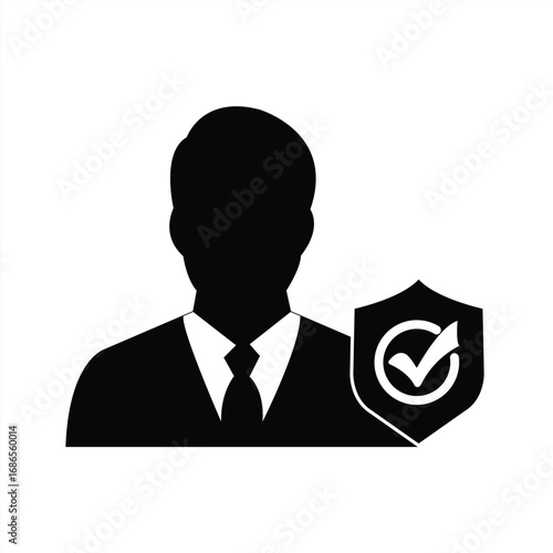 Insurance icon. Collection of actuarial illustration signs. Insurance policy symbol. Guarantee logo. Vector illustration.