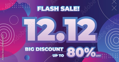 Flash Sale Banner 12.12
