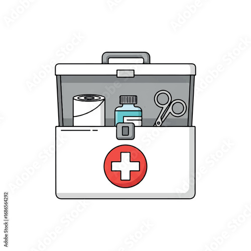 First Aid Kit with Medical Supplies 1.