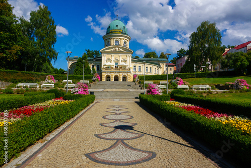 historical building in Ladek Zdroj, Poland