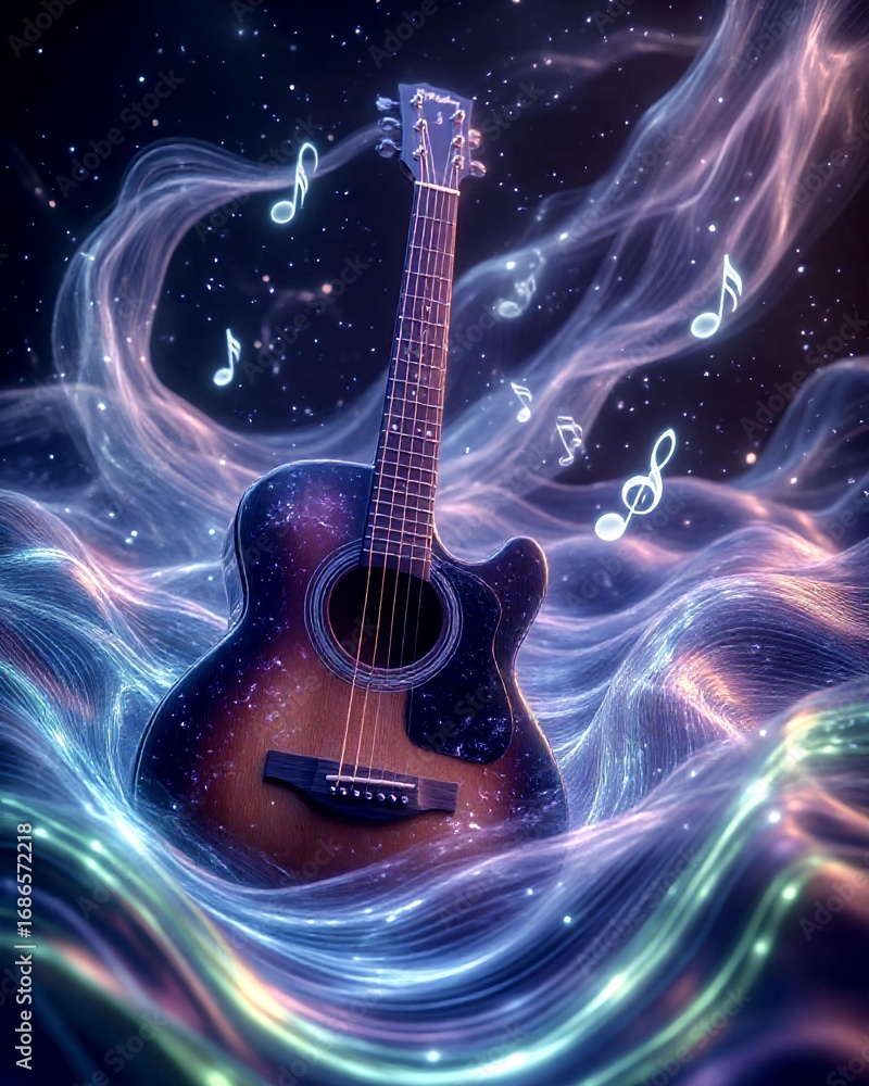 Fototapeta premium Guitar. Musical instrument