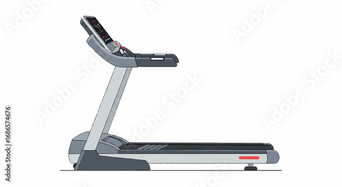 Modern Treadmill for Home Gym Workouts.