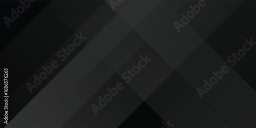 Black abstract background. Elegant dark diagonal shape elements. decoration business, cover, header, wallpaper, corporate, website, flyer