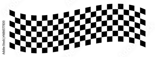 Checkered caro racing flags sports speed, finish line flag car racing flag simple vector isolated from background texile, seamless repeating bannee, wavy flag
