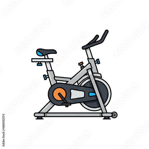 Stationary Exercise Bike for Indoor Cycling Workouts.