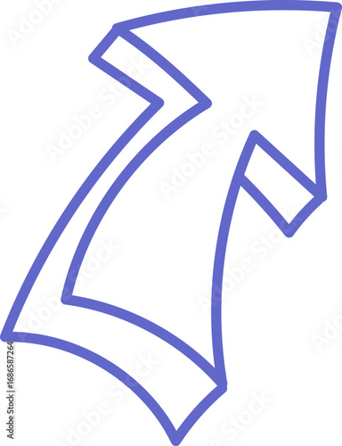 Comic Doodle Arrow