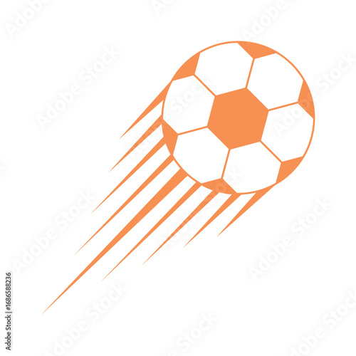 Soccer Ball Icon – Flat Vector Design Sport Symbol