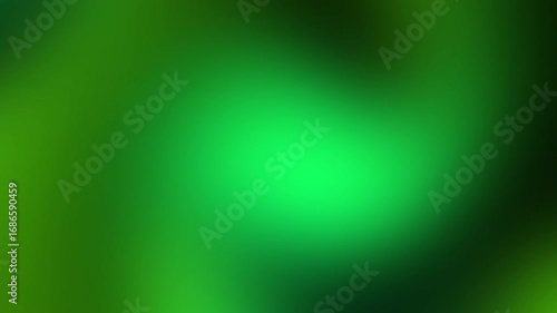 Blurry green abstract background with soft light perfect for naturethemed designs, calming visuals, organic beauty, and serene presentations.