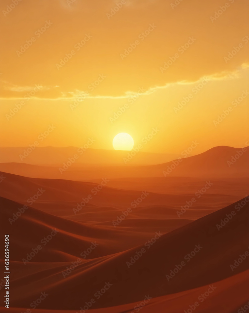 Obraz premium Sunrise over Sacred Landscape
