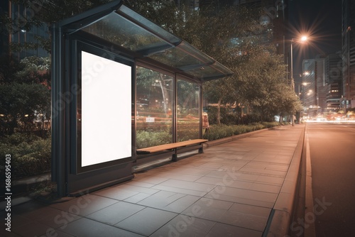 Wallpaper Mural Bus shelter signage display board Torontodigital.ca