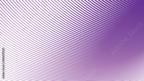Purple Stripes Curve Line Abstract Background Modern Geometric Pattern Minimal Vector Design