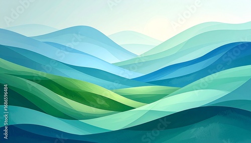 Tranquil Abstract Nature Background