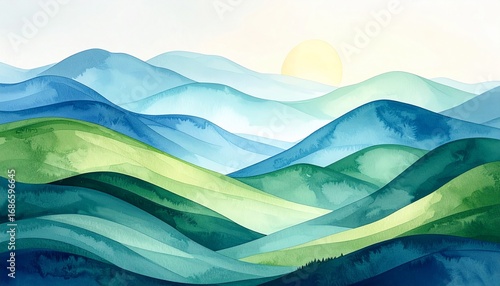 Tranquil Abstract Nature Background