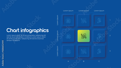 vector illustration of a blue background