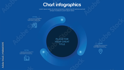 vector illustration of a blue background