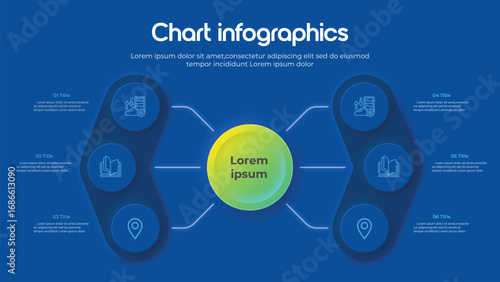 vector illustration of a blue background