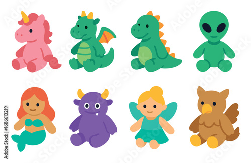 Fantasy Plush Icon Grid